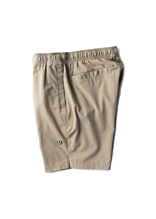 Vissla Alto 18" Elastic Shorts-Dark Khaki