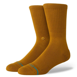 Stance Icon Socks-Gold Canvas