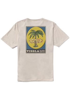 Vissla Atomic Palms Organic Tee-Bone