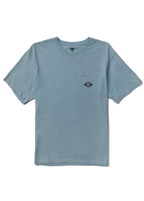 Vissla Wave Chasers Premium Organic Tee-Chambray