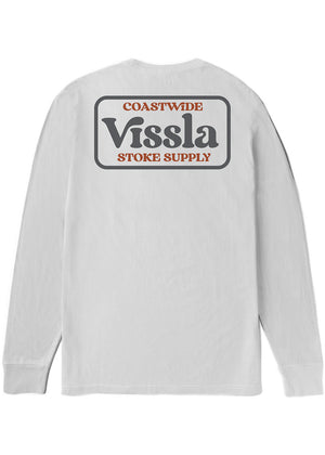 Vissla Coastwide L/S Tee-White