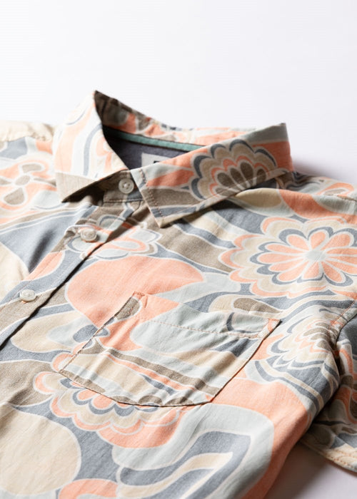 Vissla Groove Move Shirt-Coral Fade