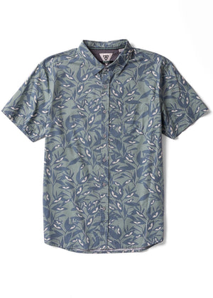 Vissla Floravision Eco SS Shirt-Light Sage