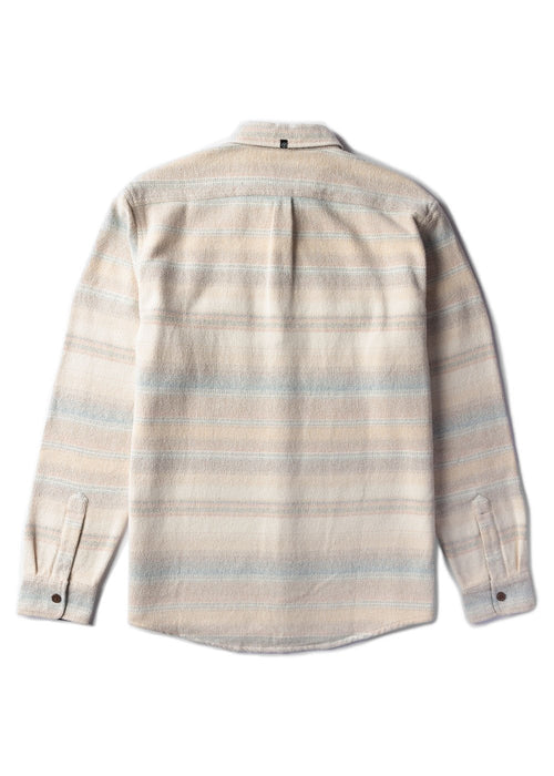 Vissla Descanso Flannel L/S Shirt-Bone