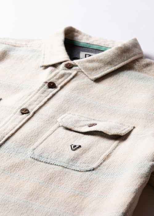 Vissla Descanso Flannel L/S Shirt-Bone