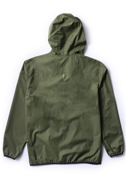 Vissla Offshore Eco Windbreaker Jacket-Dark Olive