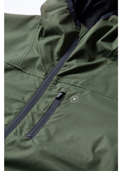 Vissla Offshore Eco Windbreaker Jacket-Dark Olive