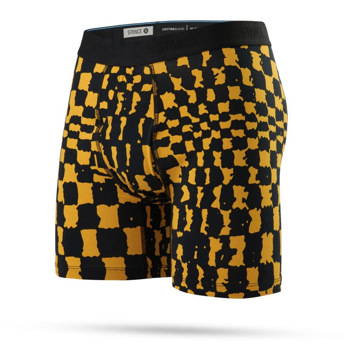 Stance Warp Check Boxer Brief-Gold