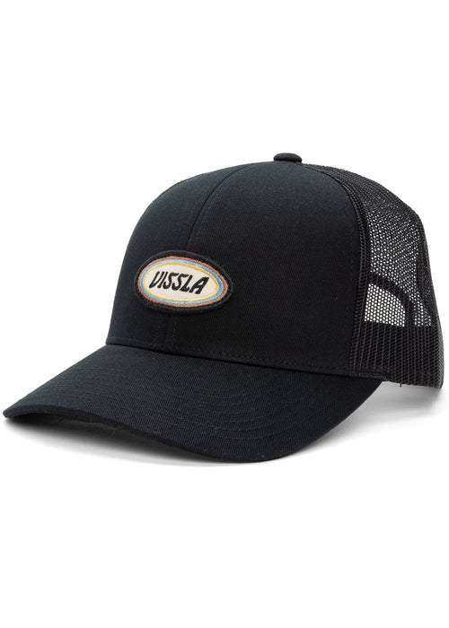 Vissla Trip Out Eco Trucker Hat-Black