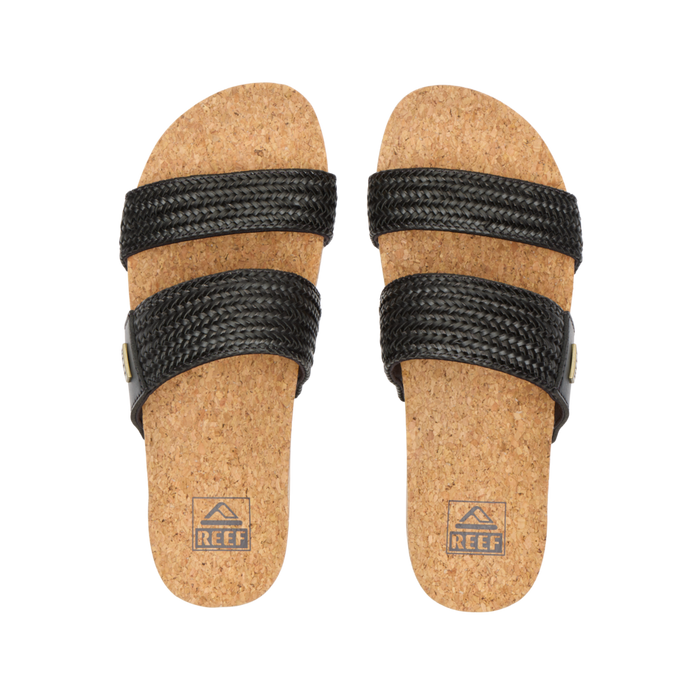 Reef Vista Braid II Sandal-Black/Cork