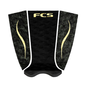 FCS Carissa Moore Traction Pad-Black/Gold