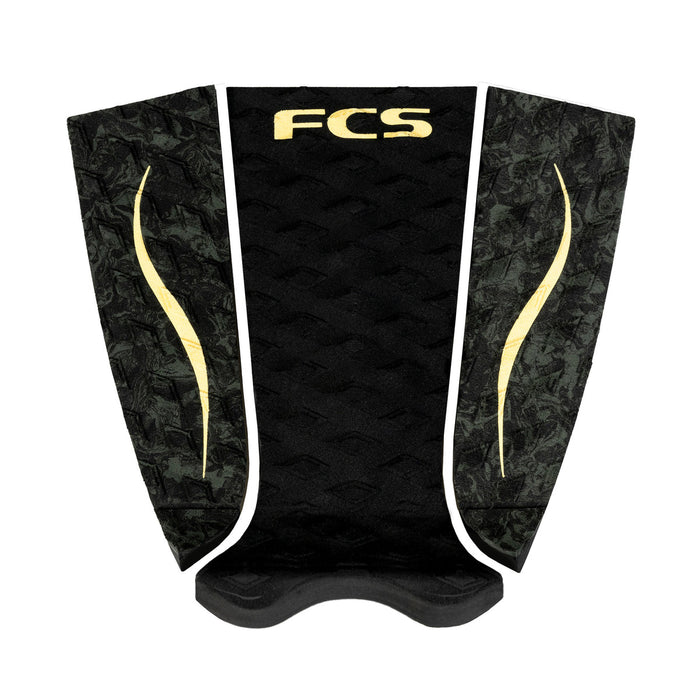 FCS Carissa Moore Traction Pad-Black/Gold