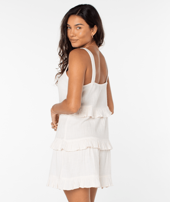 Roxy Soft Sand Mini Dress-Parchment