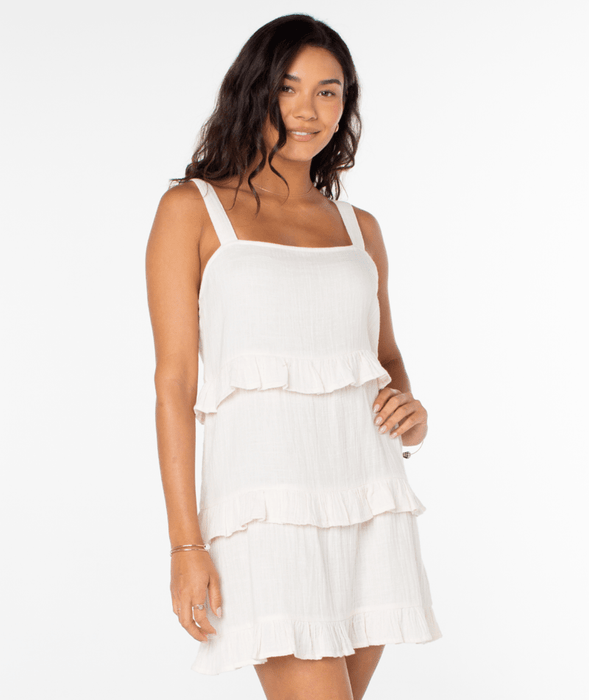 Roxy Soft Sand Mini Dress-Parchment