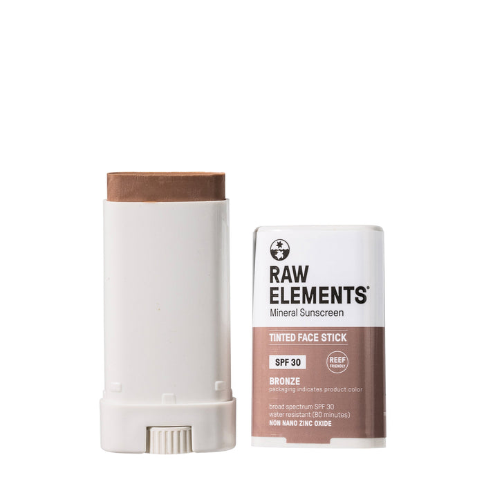 Raw Elements Tinted Face Stick SPF 30 Sunscreen-Bronze