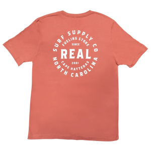 REAL Fueling Stoke Tee-Clay