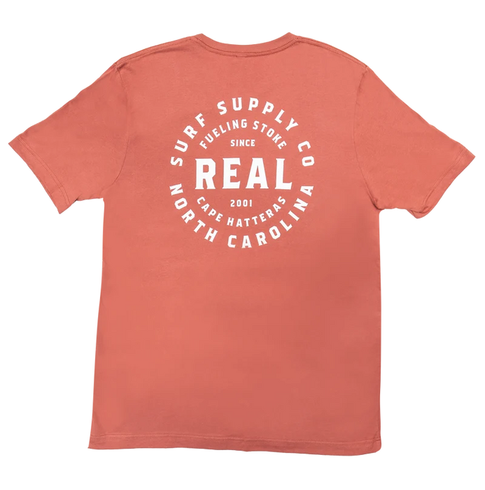 REAL Fueling Stoke Tee-Clay