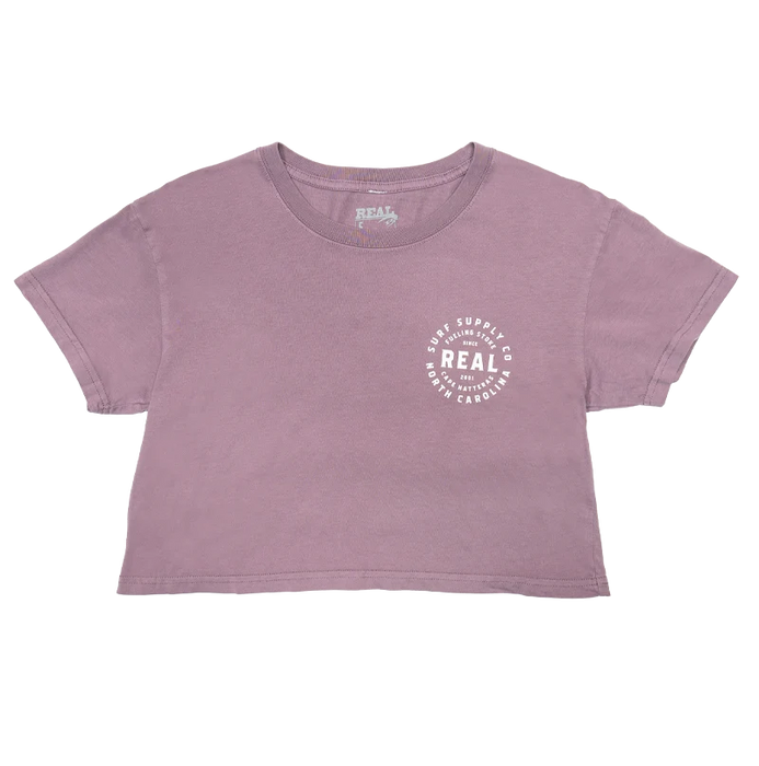 REAL Fueling Stoke Tee-Faded Mauve