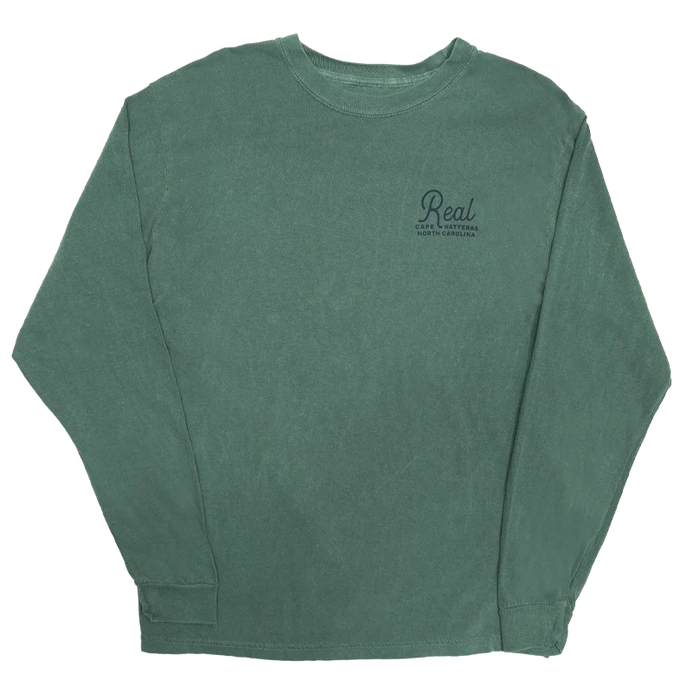 REAL Sunset Sessions L/S Tee-Blue Spruce