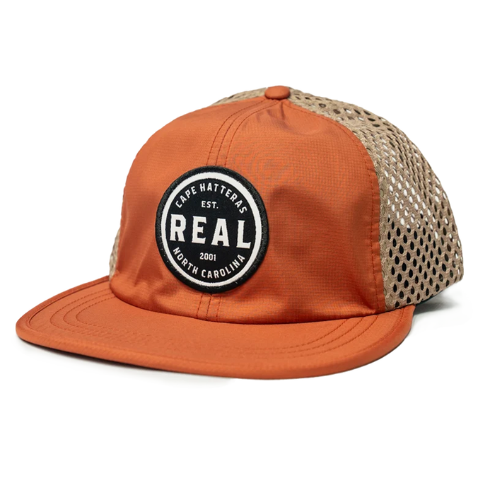 REAL Coaches Hat-Texas Orange/Khaki