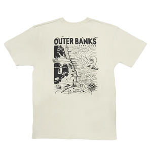 REAL Outer Banks Map Tee-Bone