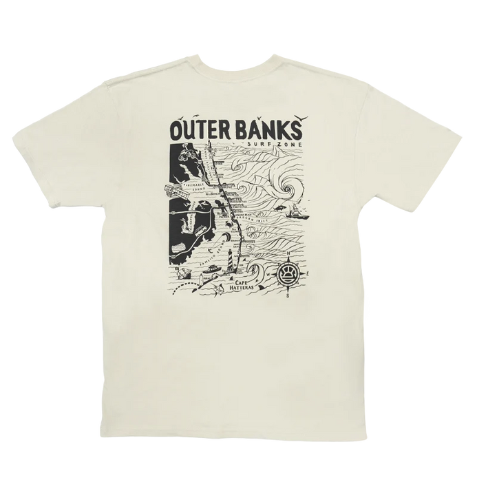 REAL Outer Banks Map Tee-Bone