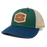 REAL Shred Supply Leather Badge Hat-Spruce/Birch/Light Navy