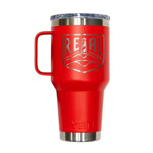 REAL x YETI Rambler 30 oz Travel Mug-Rescue Red