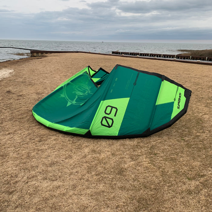 Slingshot Machine 9 qm selling grün bei kite Kitesurfen