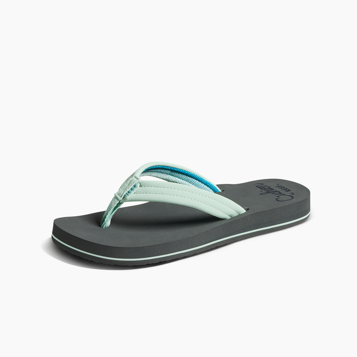 Reef Cushion Breeze Sandal-Grey/Mint