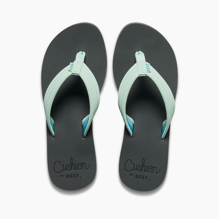 Reef Cushion Breeze Sandal-Grey/Mint