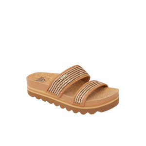 Reef Cushion Vista Hi Sandal-Chocolate Raffia