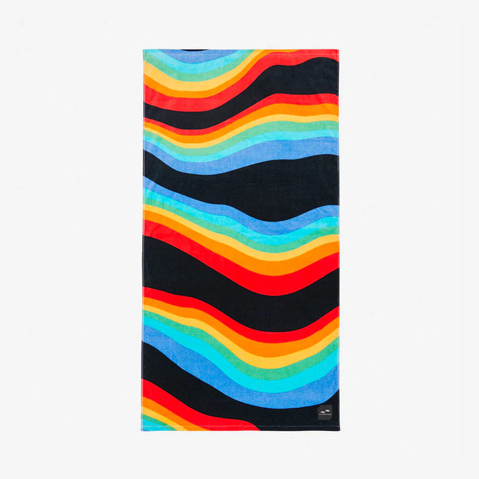 Slowtide Roygbiv Towel-Black