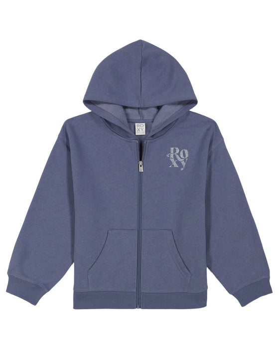 Roxy Girls OS Evening Hike Zip Sweatshirt-Wild Wind