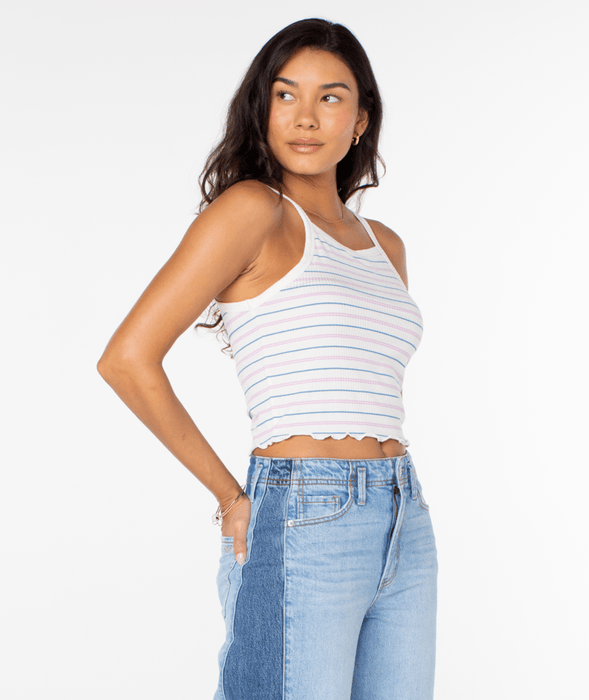 Roxy Cool Sunsetz Tank-Egret