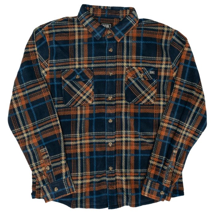 REAL Modesto L/S Shirt-Navy