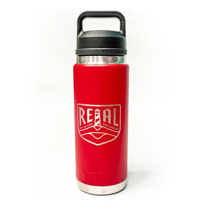 Real X Yeti Rambler 26 Oz Bottle Chug-rescue Red — Real Watersports