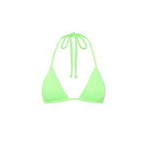 Kulani Kinis Slide Triangle  Top-Luau Lime Ribbed