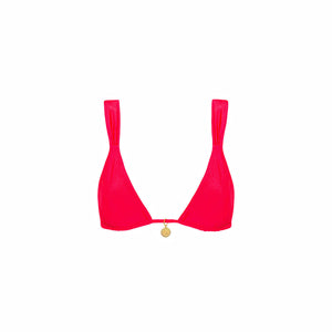 Kulani Kinis Slide Bralette Top-Neon Rose