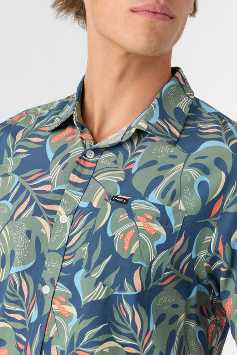 O'Neill Oasis Eco Ss Standard Shirt-Midnight Navy