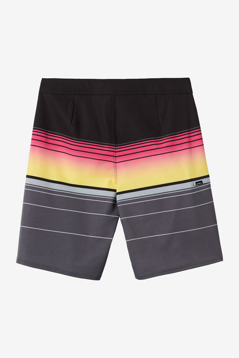 O'Neill Hyperfreak Heat Stripe 21 Boardshorts-Black