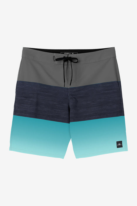 O'Neill Hyperfreak Heat Block 19 Boardshorts-Peacock Blue 2