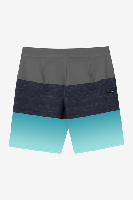 O'Neill Hyperfreak Heat Block 19 Boardshorts-Peacock Blue 2