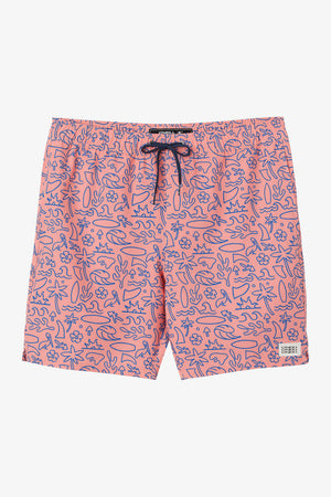 O'Neill Hermosa E Waist 17 Boardshorts-Coral 2