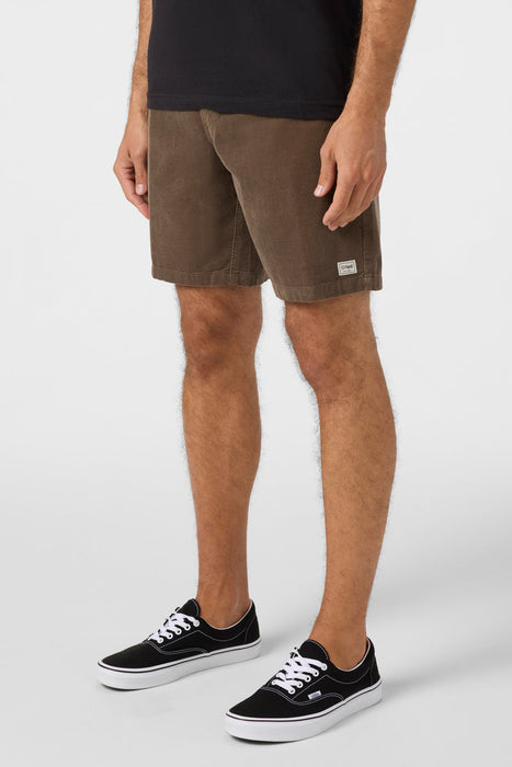 O'Neill OG Cord Shorts-Chocolate Chip