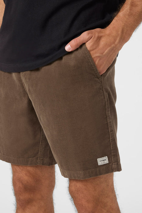 O'Neill OG Cord Shorts-Chocolate Chip