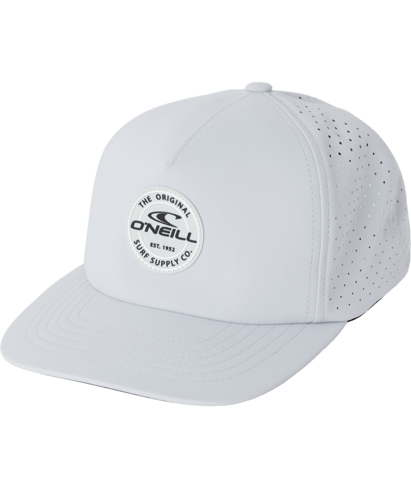 O'Neill Trvlr Navigate Hybrid Snapback Hat-Light Grey — REAL Watersports