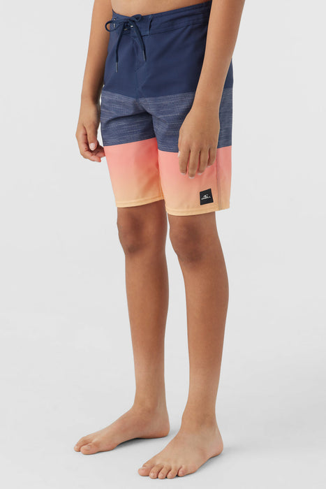 O'Neill Youth Hyperfreak Heat Block 17 Boardshorts-Navy