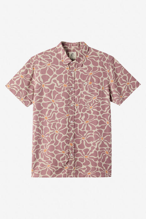 O'Neill OG Eco Print Standard S/S Shirt-Grape Shake