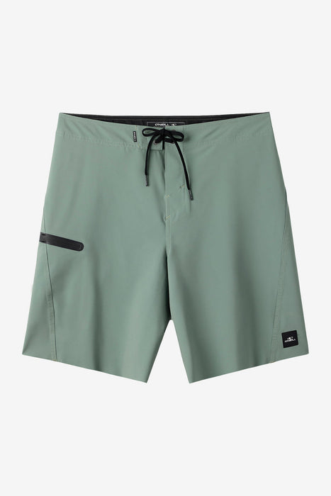 O'Neill Hyperfreak Tech Solid 19 Boardshorts-Sage